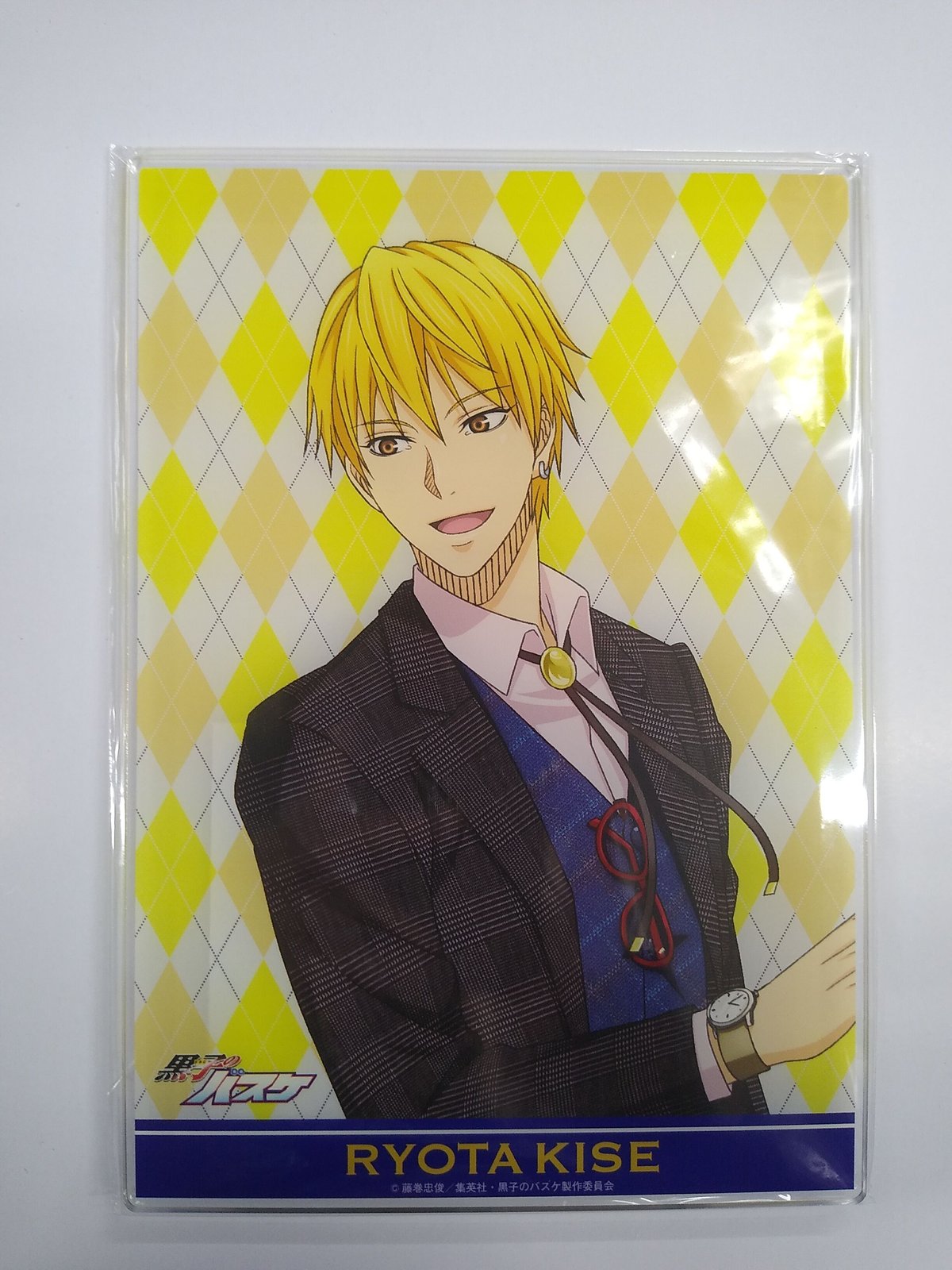 黒バス 黄瀬涼太 キャラポップストア アクリルボード A賞 缶バッジ