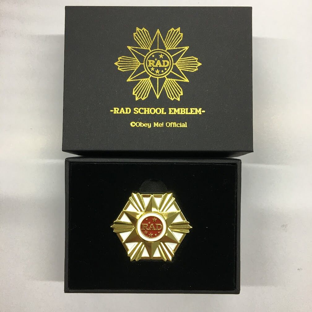 Obey Me!　おべいみー　校章メタルバッジ original
