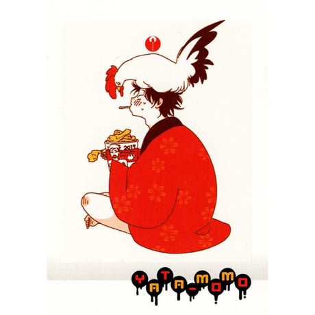 はらだ 　 やたもも 　サイン会 開催記念　アクリルキーホルダー はらだ 『 やたもも 』 サイン会 開催記念 アクリルキーホルダー