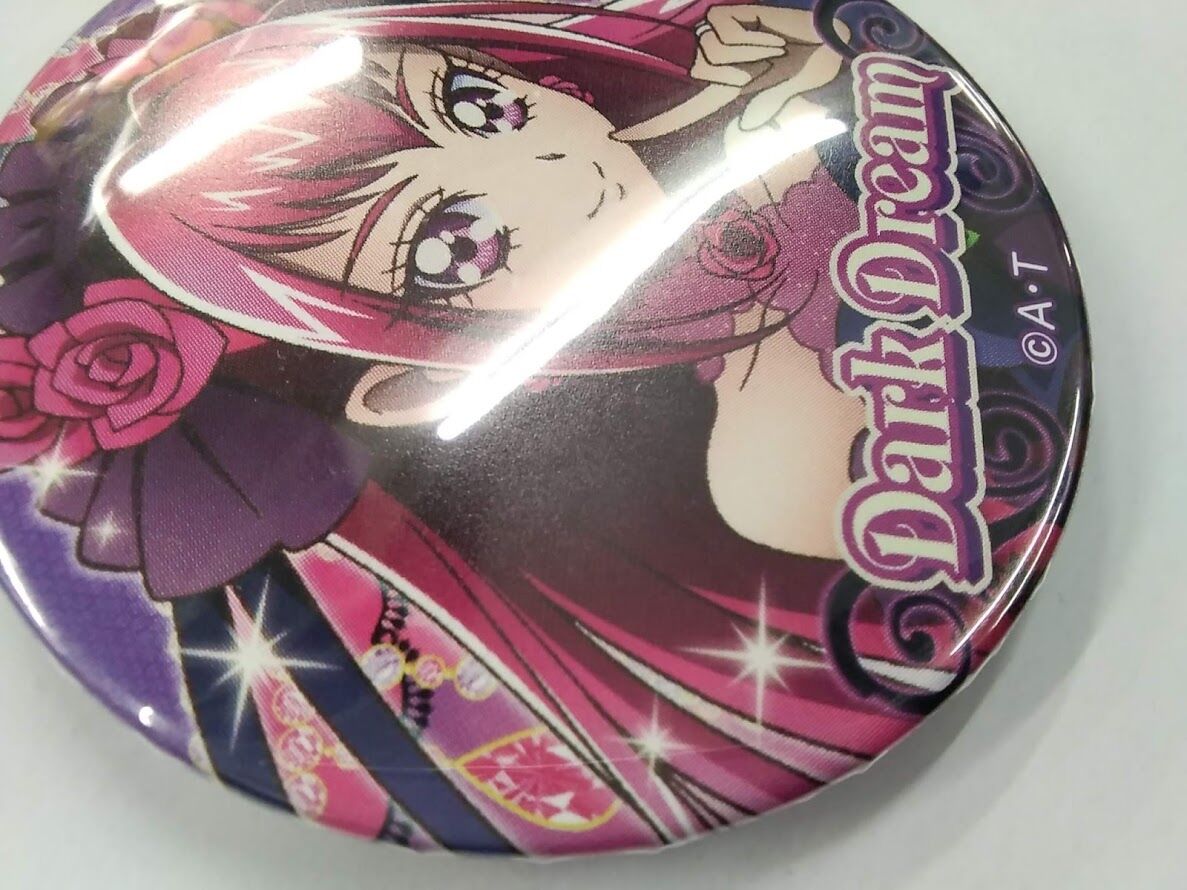 プリキュア缶バッジ　アイドルプリキュア　春フェスダークドリーム　ダークプリキュア ヘコミ有】プリキュアオールスターズ ダークドリーム アイドル