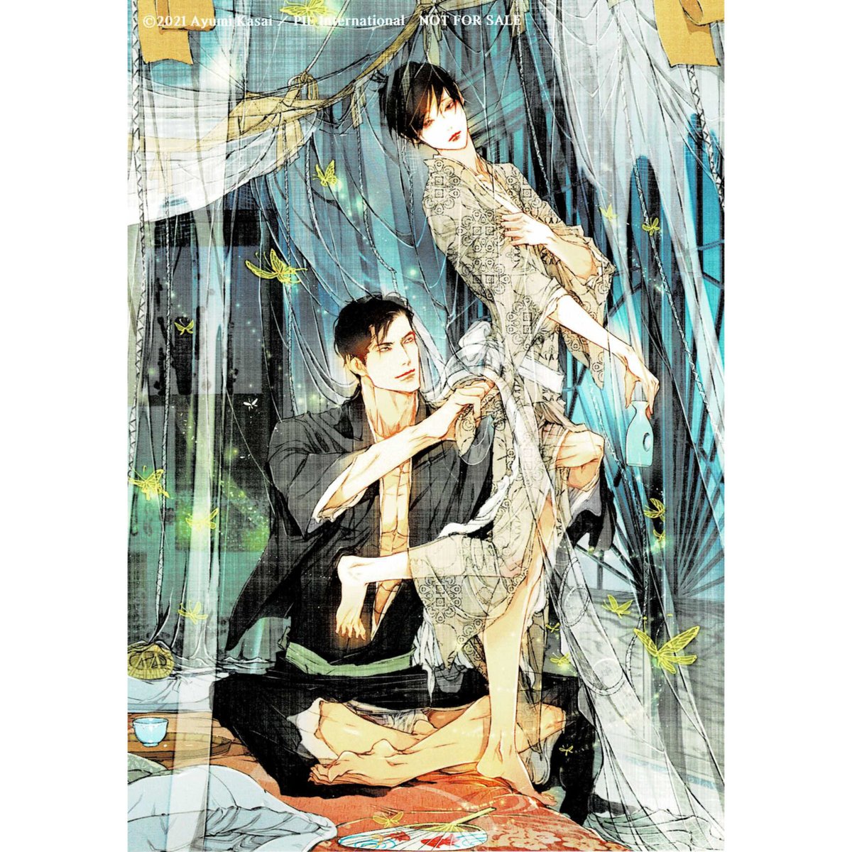 笠井あゆみ　A5判高級紙イラストカード　12枚　旦那はん fit=scale-down,w=1200
