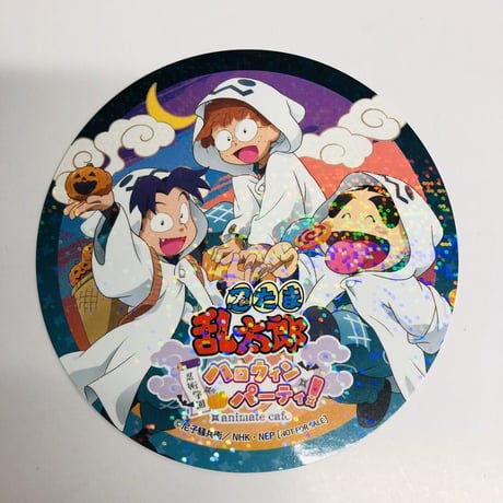 忍たま乱太郎 善法寺 有難く 伊作 コースター animate Cafe ハロウィン 