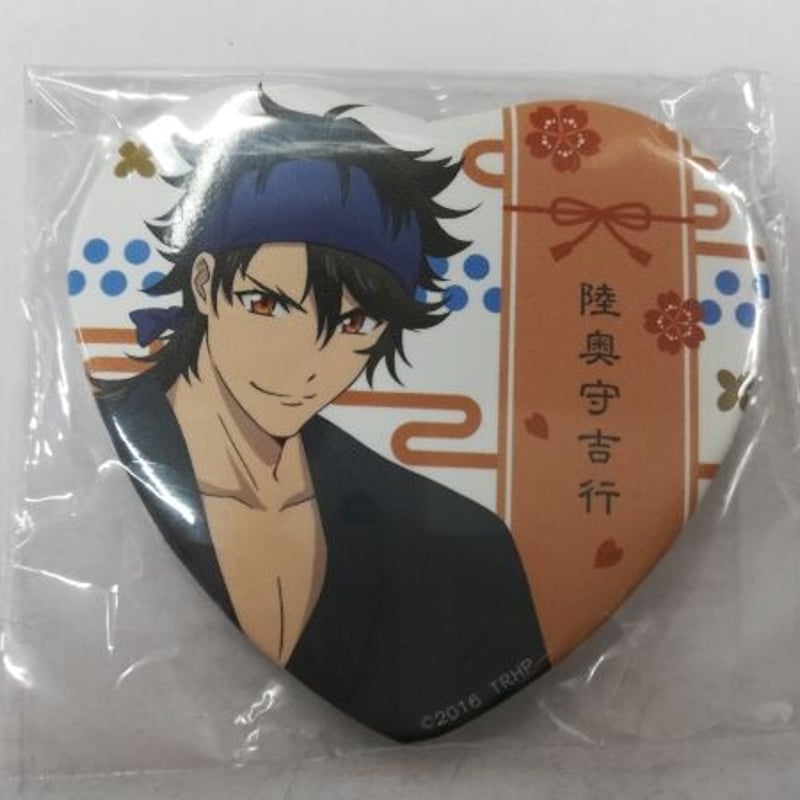 刀剣乱舞 陸奥守 ハート缶バッジ 刀剣乱舞 陸奥守吉行 ハート缶バッジ | K-BOOKS 池袋 2次元