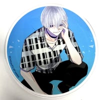 ヨネダコウ 『囀る鳥は羽ばたかない』 スタンド付き ミニ色紙 矢代【BL