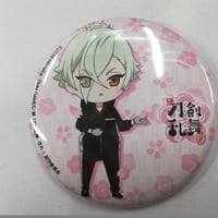 刀剣乱舞 実休光忠 スクエア缶バッジコレクション（跪坐） 第五弾 | K