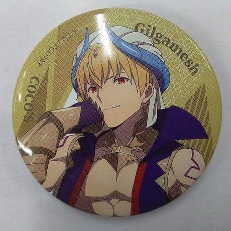 FGO キャスター　ギルガメッシュ　缶バッジ　未使用1点　トレーディング キャスター ギルガメッシュ Fate FGO 絶対魔獣戦線バビロニア展
