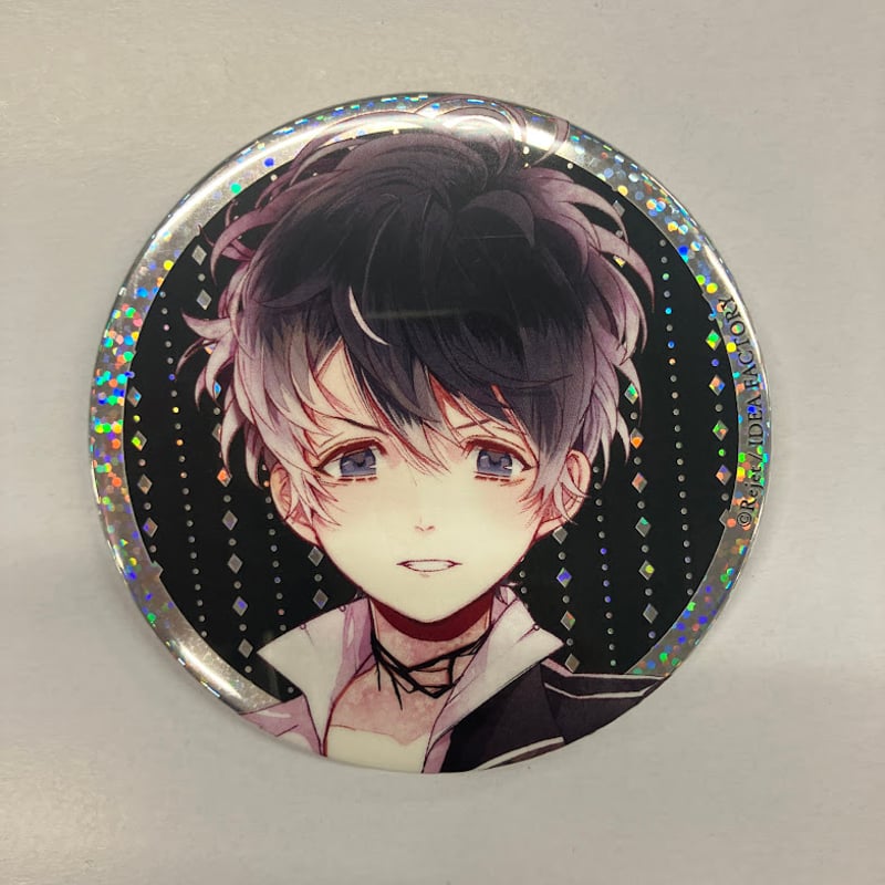 DIABOLIK LOVERS 無神ルキ ホロ 缶バッジ イタミ有・裏サビ有】DIABOLIK LOVERS 無神ルキ 缶バッジ ホロ