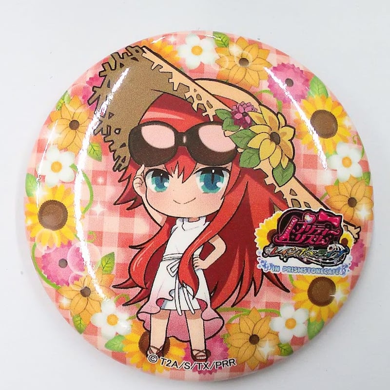 プリティーリズム・レインボーライブ スクエア缶バッジ 蓮城寺べる