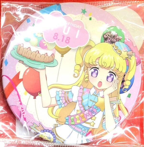 プリパラ 夢川ゆい プリパラ ハピプリバースデー2019 缶バッジ | K