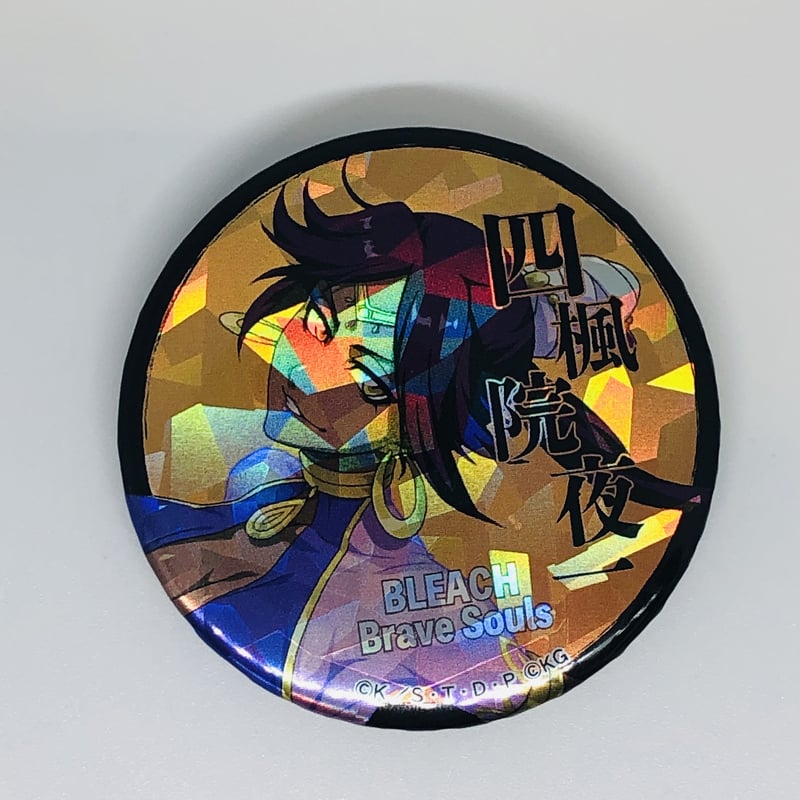 四楓院夜一 BLEACH 原作 缶バッジ WJ50周年展 BLEACHシリーズ其ノ【