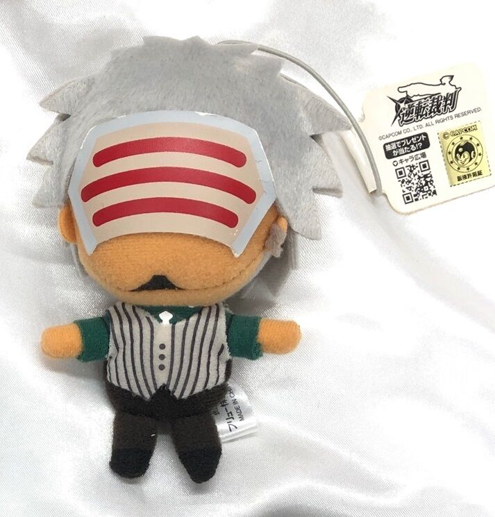 傷あり】逆転裁判 マスコット ぬいぐるみ プライズ セット