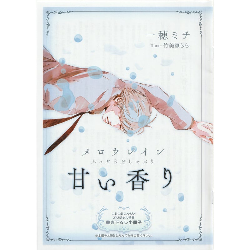 一穂ミチ 竹美家らら『メロウレイン』書き下ろし小冊子【BLグッズ 