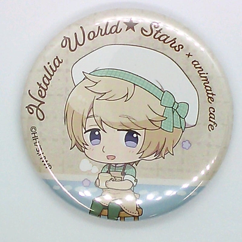 日丸屋秀和 『ヘタリア World Stars』 ×アニメイトカフェ 缶バッジ