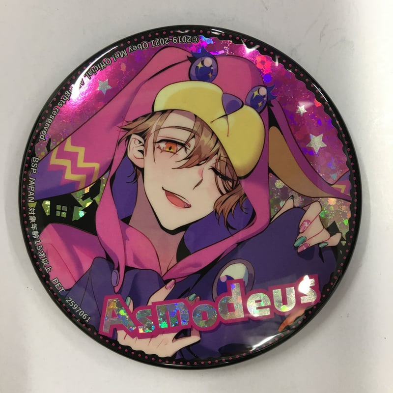 obey me! アスモデウス 缶バッジ Obey Me! アスモデウス 缶バッジ | K-BOOKS 池袋 2次元グッズ通販