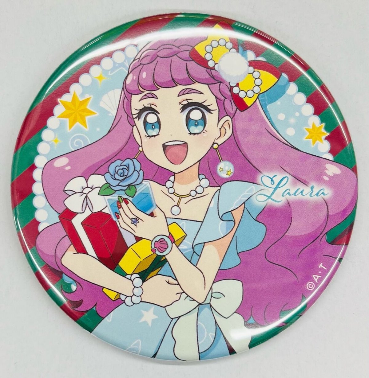 日本未入荷 プリキュア展 缶バッジ キュアラメール キュアパパイア 