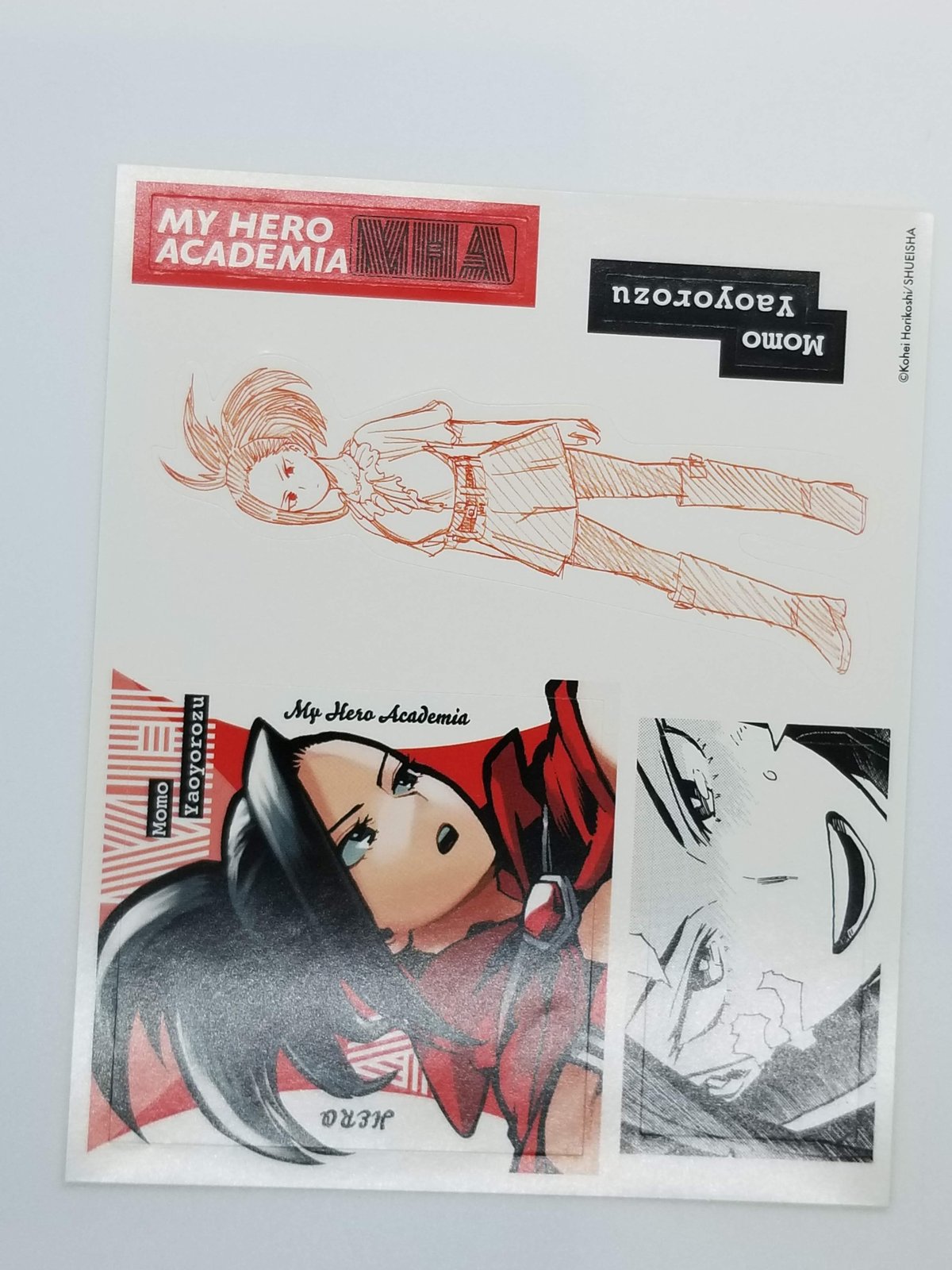 僕のヒーローアカデミア 八百万 百 フォトカード＆ステッカー