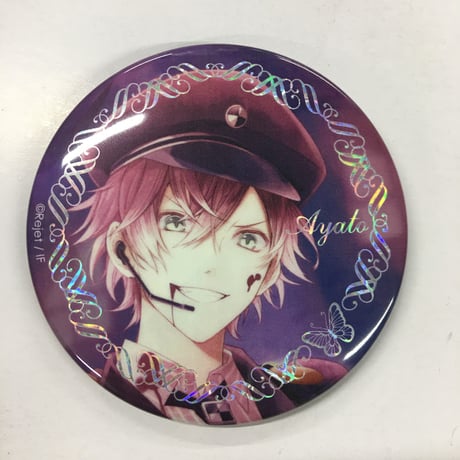 ディアラバ アヤト ホロ缶バッジ ⑧ DIABOLIK LOVERS ディアラバ 逆巻アヤト 永遠に 推し 缶バッジ