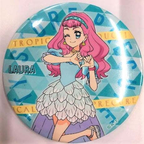 トロピカル〜ジュ プリキュア ローラ・ラメール 缶バッジ ハート トロピカル〜ジュ プリキュア ローラ・ラメール 缶バッジ ハート
