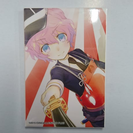 刀剣乱舞 スクエア缶バッジ 跪坐 絵巻 1周年 2周年 5周年 祝画