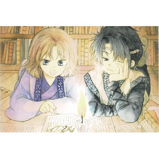 草凪みずほ 『暁のヨナ』 イラストカード ハク スウォン | K-BOOKS