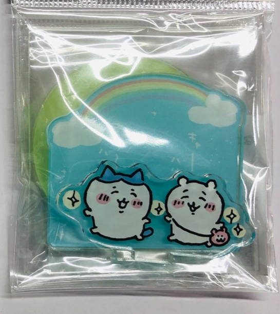 ちいかわ　アクリルスタンド　なかよしおでかけプチアクリルスタンド ちいかわ なかよしおでかけプチアクリルスタンド（今だ！ヤアー
