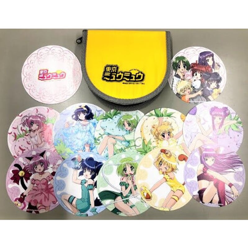 汚れ有】東京ミュウミュウ DVD全巻購入特典 DVDホルダー黄色(イラスト