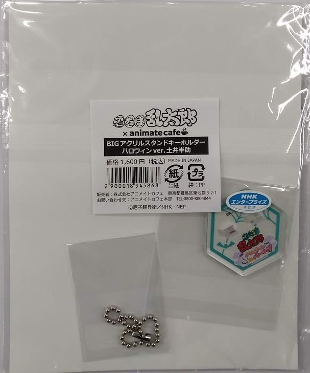 忍たま乱太郎 土井半助 BIGアクリルスタンドキーホルダー ハロウィン