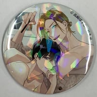 高崎ぼすこ　『とろけるくちびる』　「B+LIBRARY×emo cafe」　缶バッジ【BLグッズ】