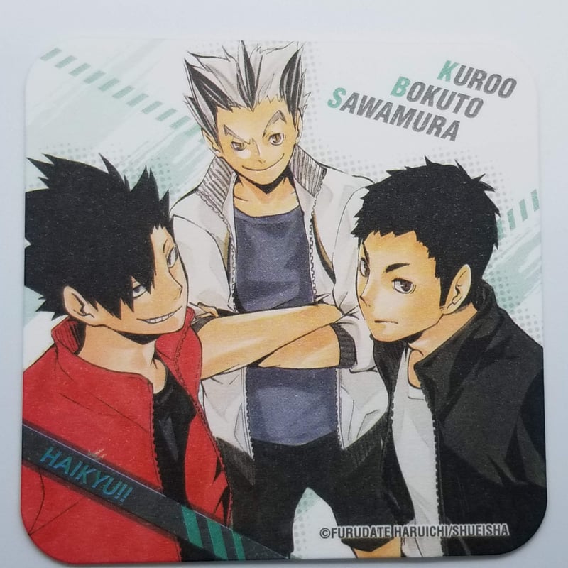 ハイキュー 黒尾鉄朗 原画 コースター 原画展 Amazon.co.jp: ハイキュー!! 黒尾鉄朗 セット アートコースター