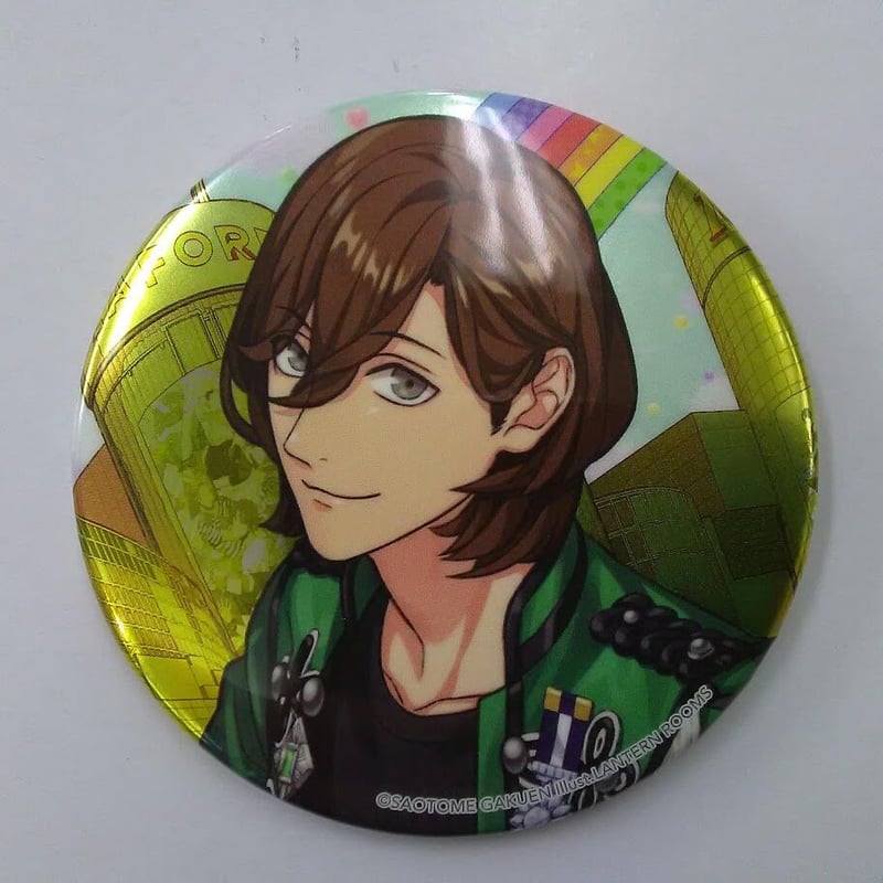 うたの☆プリンスさまっ♪寿嶺二トレーディングBIGメタル缶バッジ UTA