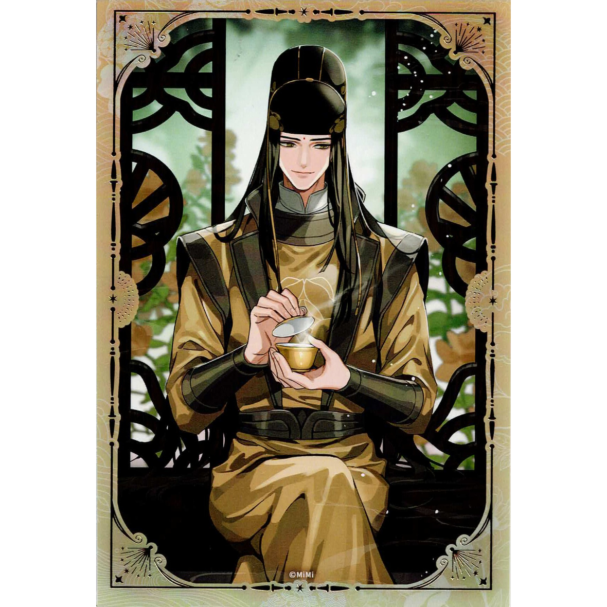ラジオドラマ 魔道祖師 完結記念展 扉絵箔押し イラストカード 三期 未開封 ラジオドラマ 魔道祖師 完結記念展 扉絵箔押しイラストカード