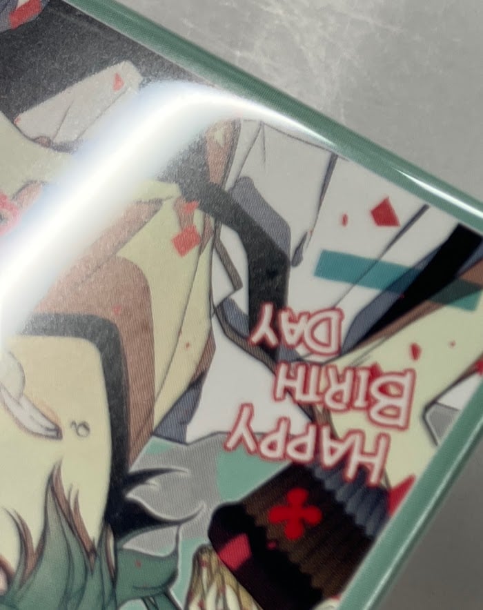 Collar×Malice カラマリ 笹塚尊 スクエア缶バッジ バースデー