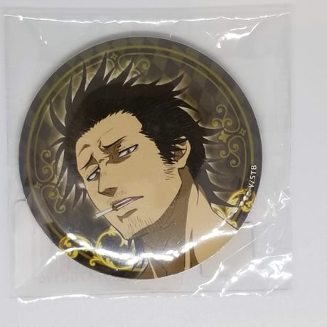 【レア】ブラッククローバー ヤミ 缶バッジ ヤミ | STORES