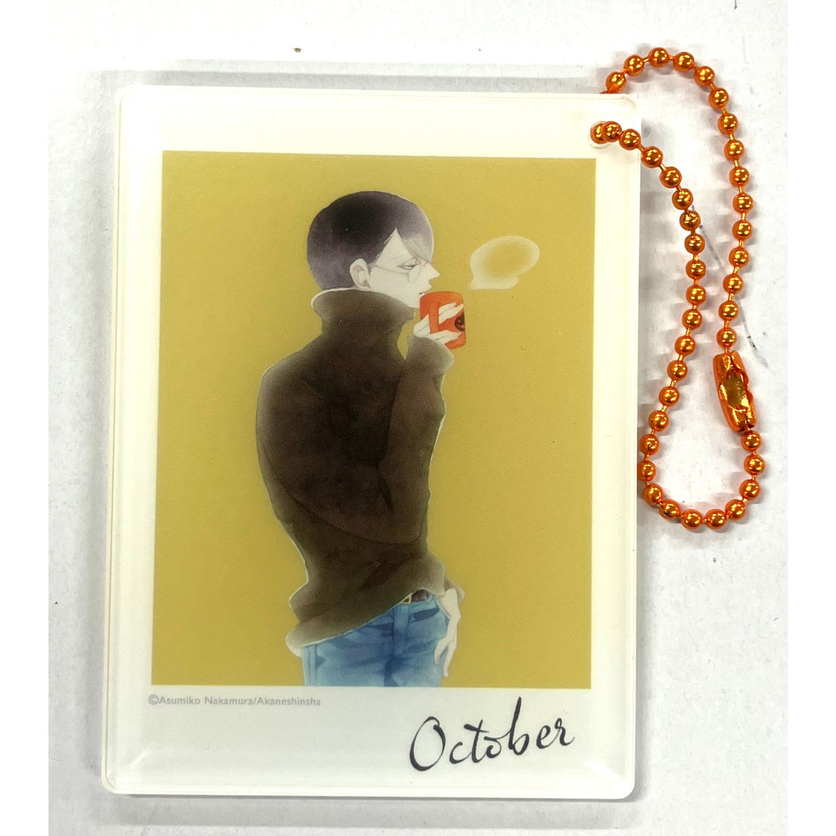 中村明日美子　同級生　SNS風アクリルキーホルダー 中村明日美子 『同級生』 「blanc」原画展 SNS風おでかけ アクリル