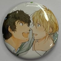 ありいめめこ 『ひとりじめマイヒーロー』 ハート型缶バッジ 大柴康介