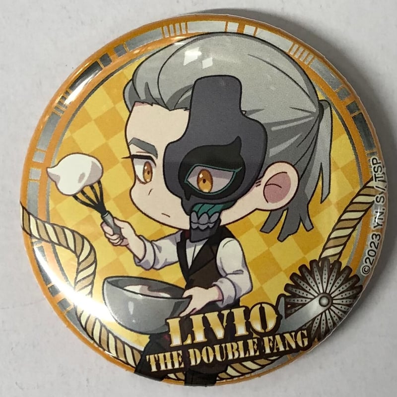 TRIGUN STAMPEDE』トレーディング缶バッジ SALOON Ver. リヴィオ・