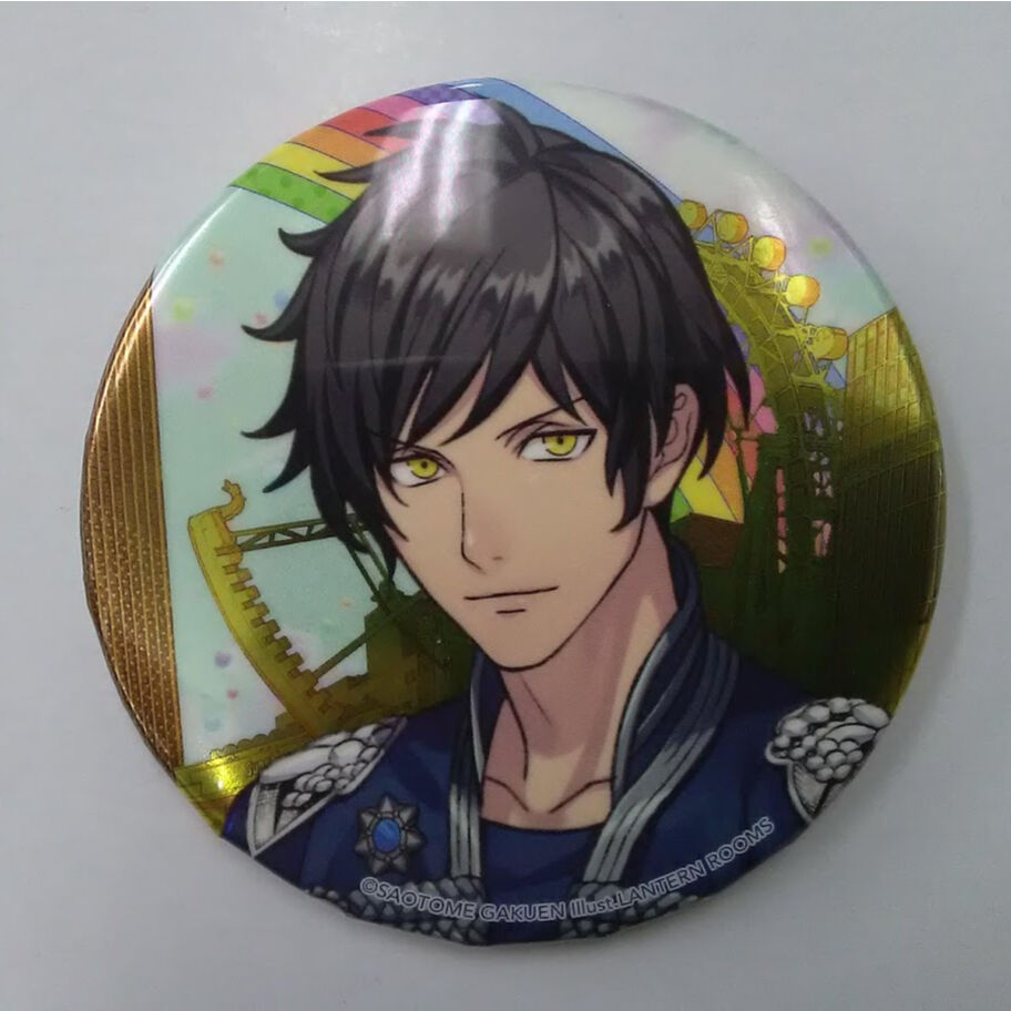 綺羅 うたプリ expo 缶バッジ うたの☆プリンスさまっ♪皇綺羅トレーディングBIGメタル缶