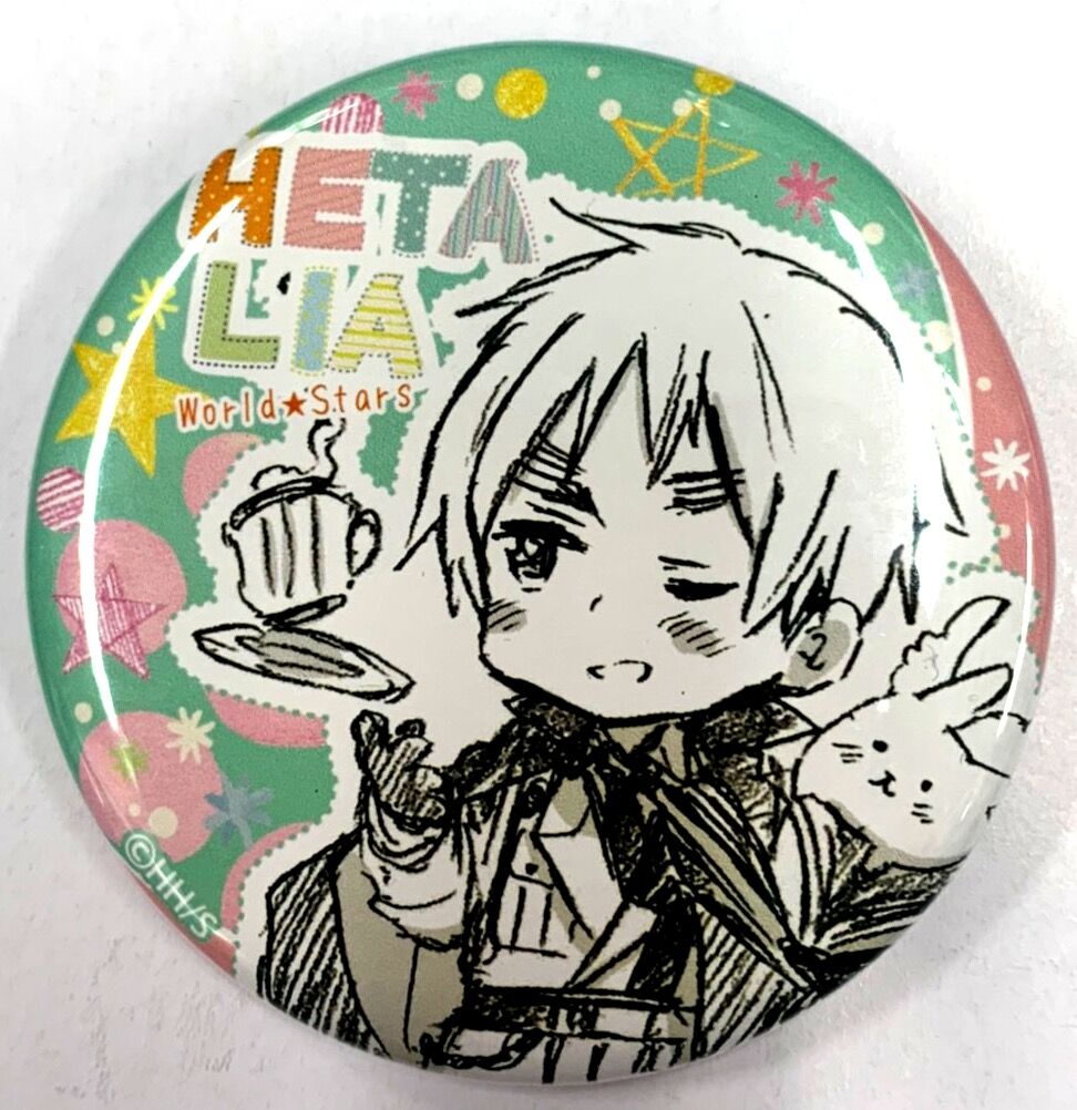 ヘタリア　ヒサゴ　缶バッジ　イギリス② 日丸屋秀和 『ヘタリア World☆Stars 』 ヒサゴ 缶バッジ イギリス | K