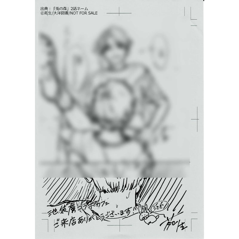 苑生 『兎の森』 池袋虜 ラフ画ペーパー 【BLグッズ】 | K-BOOKS 池袋 