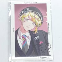 阿修悠太Bプロサインブロマイド白スーツ