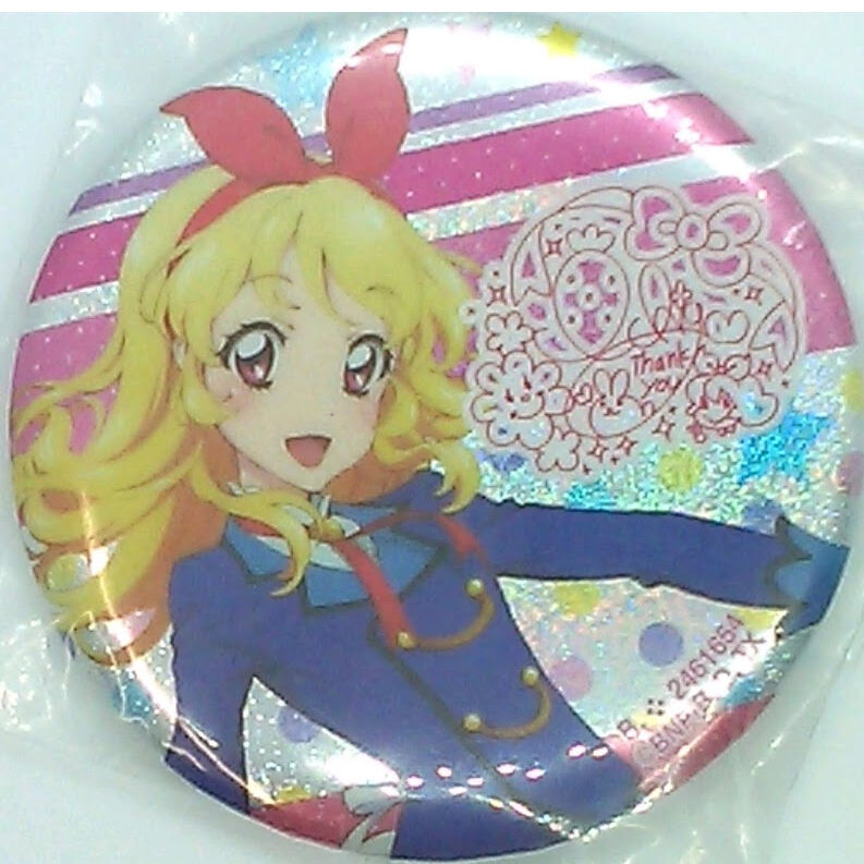 アイカツ　ホログラム缶バッジ 「アイカツ! シリーズあそーと」 C賞　星宮いちご アイカツ 星宮いちご アイカツ！シリーズあそーと C賞ホログラム