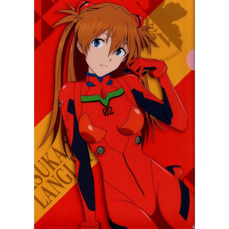 エヴァンゲリオン アスカ JINS クリアファイル エヴァンゲリオン』 クリアファイル・ステッカーセット 式波・アスカ