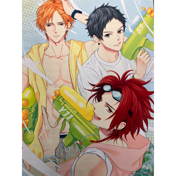 BROTHERS CONFLICT ブラコン 朝日奈棗 朝日奈昴 朝日奈侑介 BROTHERS CONFLICT 朝日奈侑介 朝日奈棗 朝日奈昴 タペストリー | K-BO