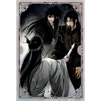 墨香銅臭　大河幻想ラジオドラマ「魔道祖師」　 完結記念展　扉絵 箔押し イラストカード　薛洋 暁星塵 宗嵐　【BLグッズ】