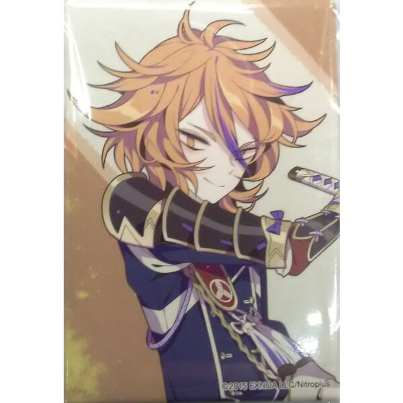 刀剣乱舞 後藤藤四郎 スクエア缶バッジ イタミ有】刀剣乱舞 後藤藤四郎 戦闘 スクエア缶バッジ | K-BOOKS 池袋