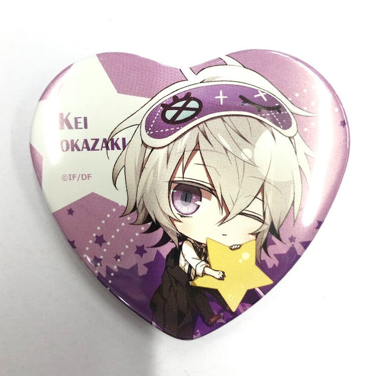 カラマリ　岡崎契　缶バッジ　ハート Collar×Malice 岡崎契 缶バッジ | K-BOOKS 池袋 2次元グッズ通販