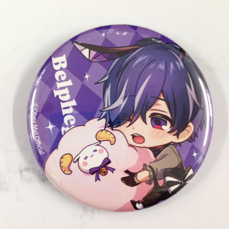 Obey me ベルフェゴール　缶バッジ Obey Me! ベルフェゴール 缶バッジ | K-BOOKS 池袋 2次元グッズ通販