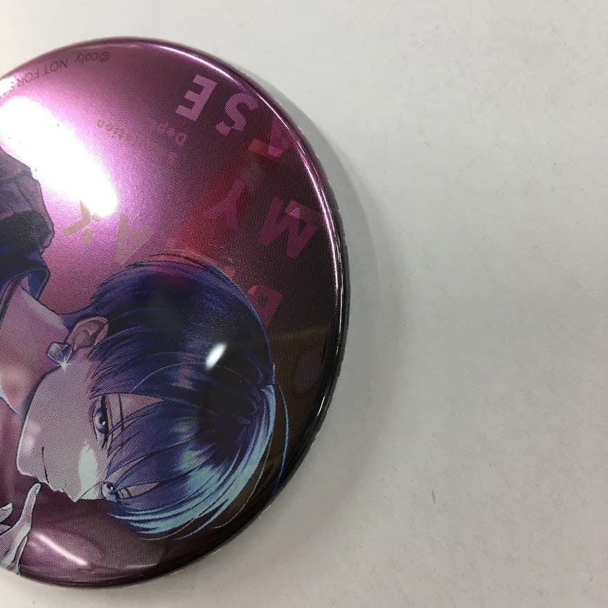 ブレイクマイケース ブレマイ 缶バッジ AGF 2023 宇京真央 イタミ有】ブレイクマイケース 宇京真央 メタリック缶バッジ AGF2023