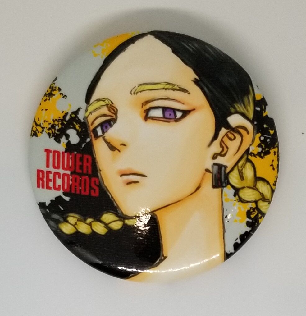 東京リベンジャーズ タワレコ 缶バッジ 灰谷蘭 【公式通販】
