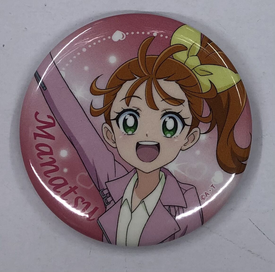 プリキュア 夏海まなつ 缶バッジ ドレスアップ トロピカル〜ジュ!プリキュア』夏海まなつ (アップ） 56㎜缶バッジ | K